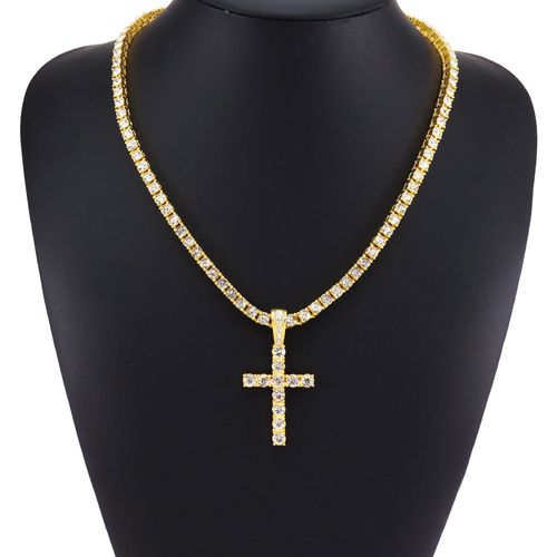 Hip Hop Diamond Cross Pendant