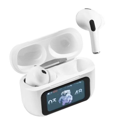 A9pro Wireless Bluetooth Earphones, ANC Intelligent Noise Cancellation, AI Translation, Full-Color Touchscreen, Long Battery Life