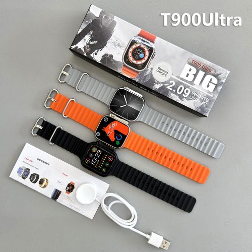 2024 New Inteligente T900 Ultra Smartwatch Wireless Charger Wearable Devices Montre Intelligente T900 Ultra Smart Watch