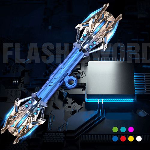 Thunder Star Power Battle 2-in-1 Dual Head Telescopic Cool Laser Sword