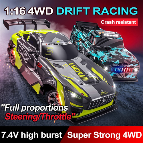 RC Remote 4WD Drift Race Car,Professional RC Remote Control Racing Car, Speed Racing Vehicle