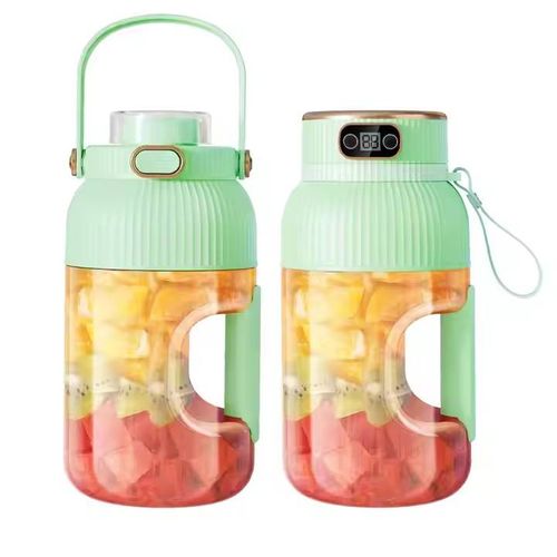 Portable Electric Juice Cup 1.2L Large Capacity USB Type-C Sports Fruit Mixer Blender Portable Milkshake Smoothie Juicer Blender