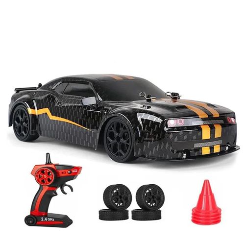 High-speed 4WD drift racing car, remote-controlled super sports car, 2.4G remote-controlled toy racing car.