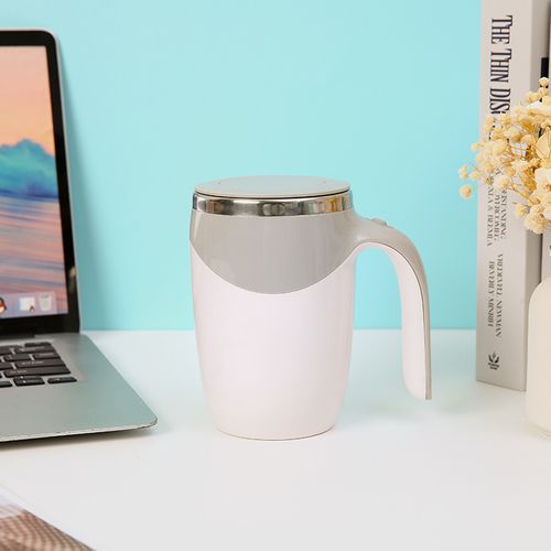 Fully automatic stainless steel mixing cup, portable electric magnetic rotating coffee cup, lazy charging mixing cup