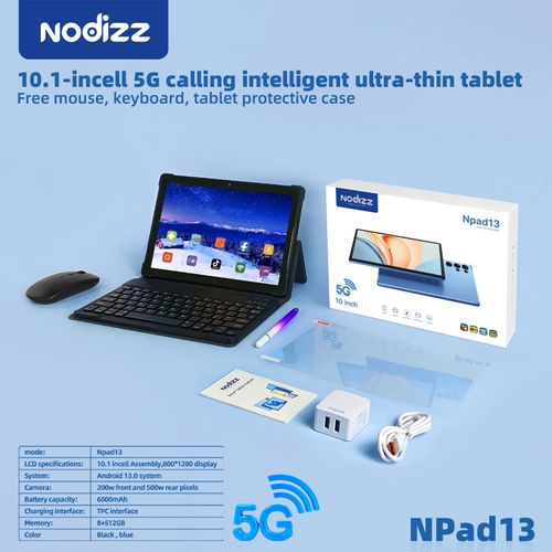 Npad13 Tablet Computer,10 inch,8G+512GB dual camera with keyboard  ,USB charger tablet pc