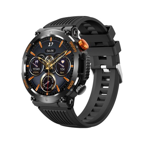 New HT17 Smartwatch, LED Lighting, Bluetooth Calling, Blood Pressure Monitoring, 1.46-inch IPS HD Round Screen, 450mAh Battery