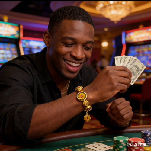 Five-Way God of Wealth Bracelet | Made with incense ash from the Five Gods of Wealth Temple, opening the door to wealth.