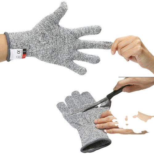 (Cut-resistant gloves). Buy one, get four free.  A ​​total of five items were received.