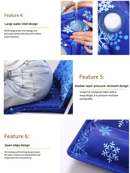 Summer water-filled cooling mattress (provides an incredibly refreshing feeling, even cooler than air conditioning)