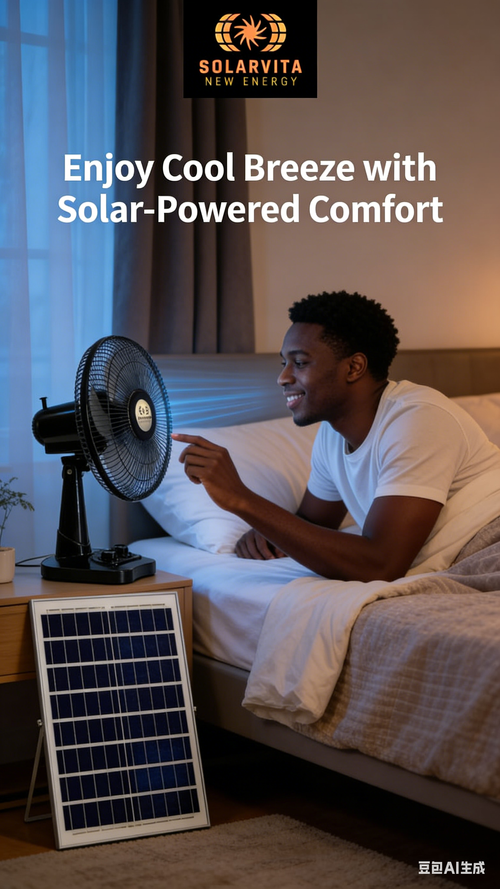 🌜12-inch high-powered, solar-powered charging fan🌛