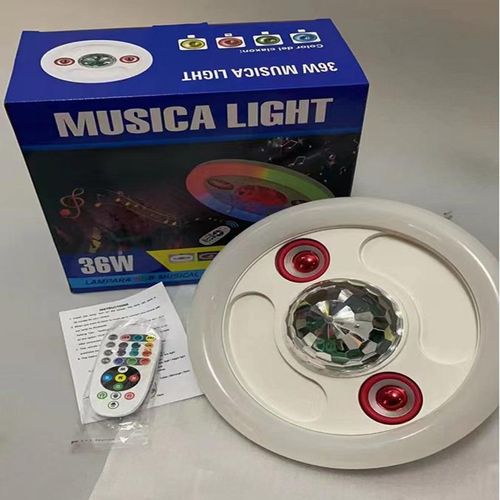 Ceiling-mounted disco light speaker with 40 modes