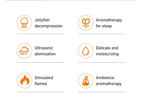 🌋 Ghana Exclusive! Jellyfish Lava Volcano Aroma Humidifier