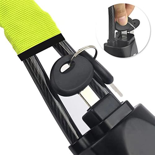 Portable Car Anti-Theft Steel Steering Wheel Lock Durable and Secure With 2 Keys