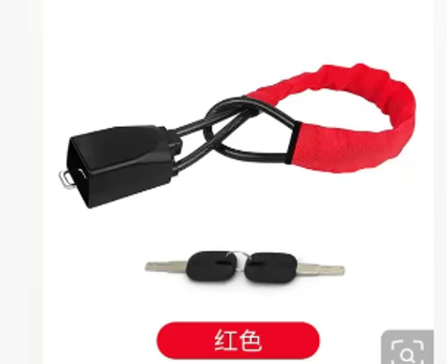 Portable Car Anti-Theft Steel Steering Wheel Lock Durable and Secure With 2 Keys