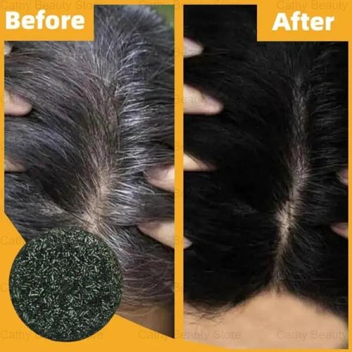 White Hair Darkening Shampoo Soap - Restore Grey Beard & Hair Naturally ( BUY 1 GET 1 FREE )