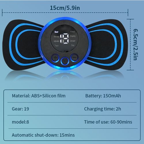 Wireless Remote Control Mini Massager: Your portable pain relief expert (Newly upgraded wireless version, no price increase)