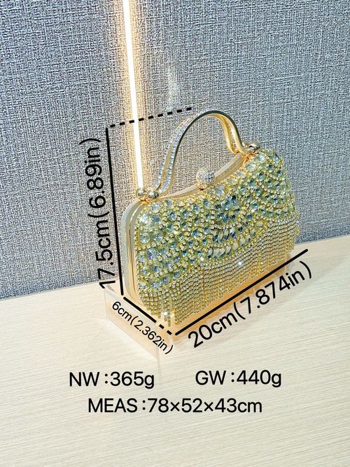 Stylish fringed and diamante-embellished bag - a luxury design specifically for women in Ghana.