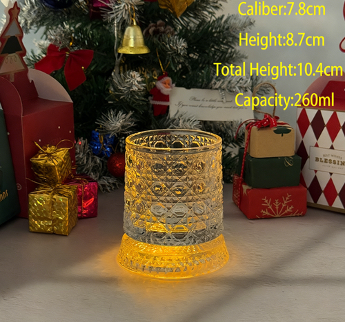 Ghana Exclusive: Rotating Whiskey Glass + Luminous Coaster – Unlock a new level of drinking ritual.