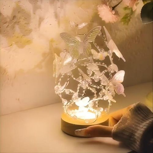 DIY Butterfly Night Light Kit: A perfect birthday gift, romantic bedroom decoration, desk ornament, and unique party favor (a one-of-a-kind expression of love).