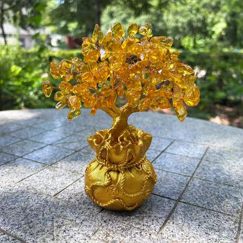 Mysterious Oriental Citrine Money Tree - Attract Wealth and Good Fortune, Boost Family and Business Prosperity, and Attract Benefactors