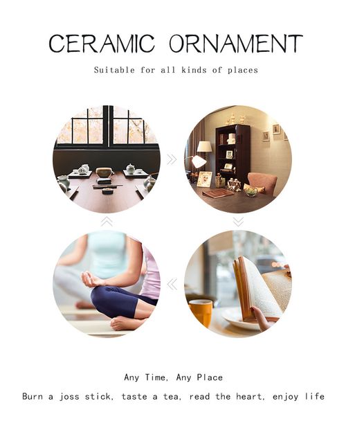 Mountain and flowing water incense burner ornament 29: Bringing good fortune and auspiciousness to your home in Ghana.