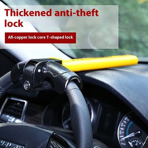 Universal Car Steering Wheel Lock New Condition Maximum Security Anti-Theft T-Bar for Cars and Vans