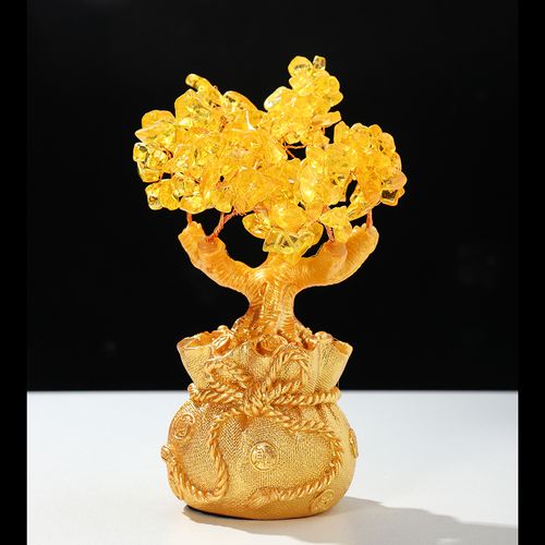 Mysterious Oriental Citrine Money Tree - Attract Wealth and Good Fortune, Boost Family and Business Prosperity, and Attract Benefactors