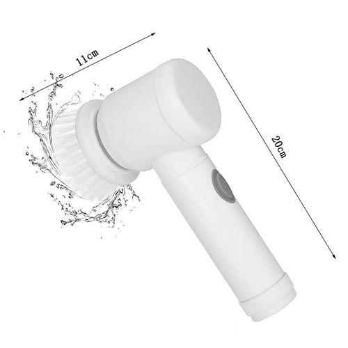 Electric Spin Cleaning Brush Cordless Scrubber for Bathroom Wall Kitchen Cleaner Replaceable Shower Rechargeable Cleaning Tools