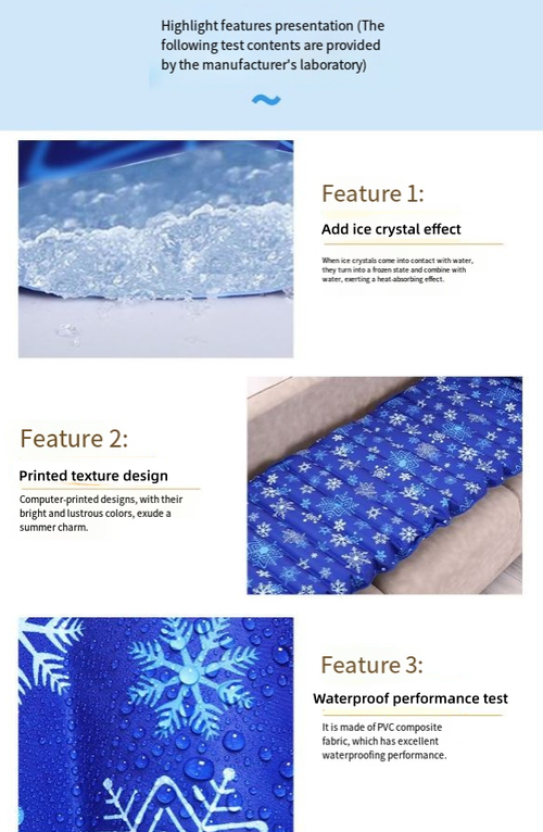 Summer water-filled cooling mattress (provides an incredibly refreshing feeling, even cooler than air conditioning)