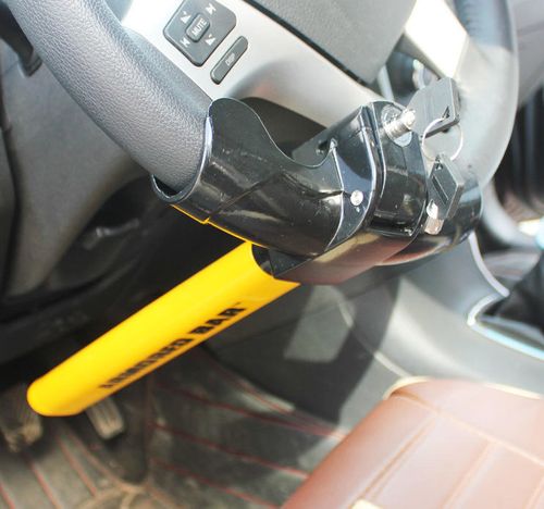 Universal Car Steering Wheel Lock New Condition Maximum Security Anti-Theft T-Bar for Cars and Vans