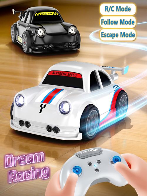 🔥Smart Remote Control Racing Cars, Three Play Modes, Let Fun and Good Luck Ride!
