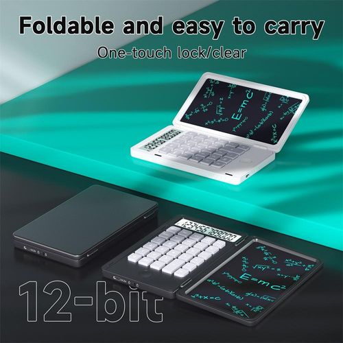 6-inch Calculator and Writing Board 2-in-1, suitable for learning, office work, business memos, and as a portable business gift writing board.