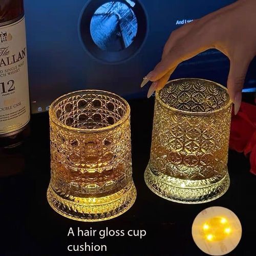 Ghana Exclusive: Rotating Whiskey Glass + Luminous Coaster – Unlock a new level of drinking ritual.