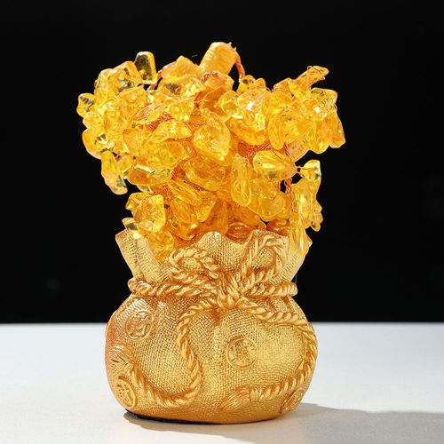 Mysterious Oriental Citrine Money Tree - Attract Wealth and Good Fortune, Boost Family and Business Prosperity, and Attract Benefactors