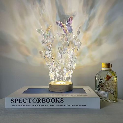 DIY Butterfly Night Light Kit: A perfect birthday gift, romantic bedroom decoration, desk ornament, and unique party favor (a one-of-a-kind expression of love).