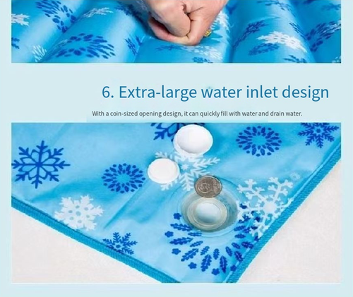 Summer water-filled cooling seat cushion (provides incredible cooling, even cooler than air conditioning)