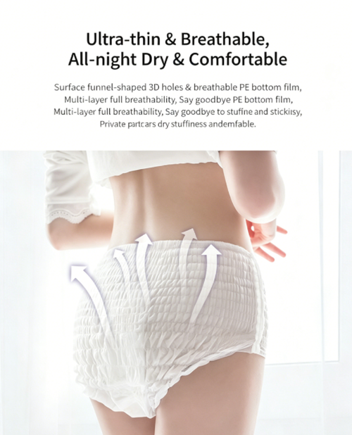 Day & Night Invisible Comfort Panties | Leak-proof and Breathable | Wear Them Anytime, Anywhere