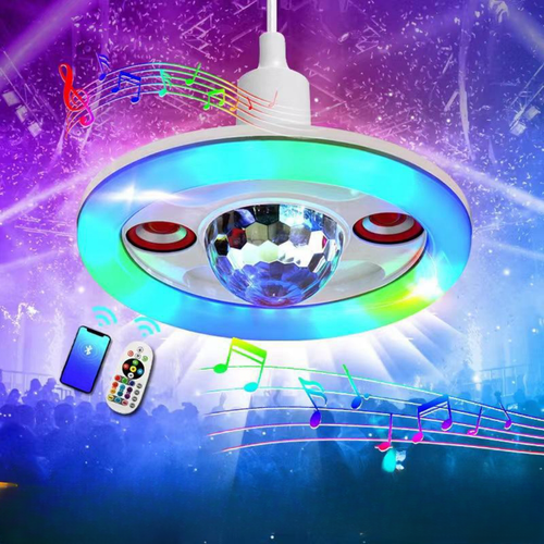 Ceiling-mounted disco light speaker with 40 modes