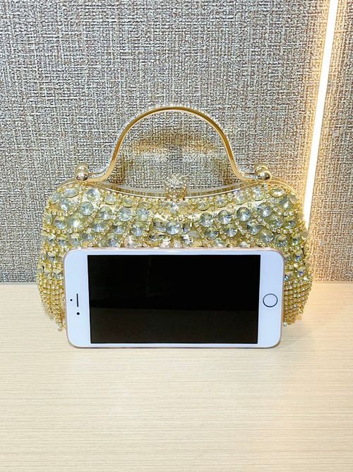Stylish fringed and diamante-embellished bag - a luxury design specifically for women in Ghana.