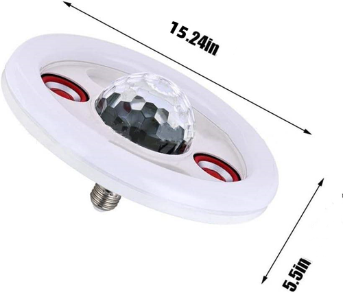 Ceiling-mounted disco light speaker with 40 modes