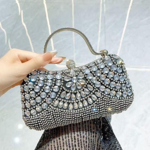 Stylish fringed and diamante-embellished bag - a luxury design specifically for women in Ghana.