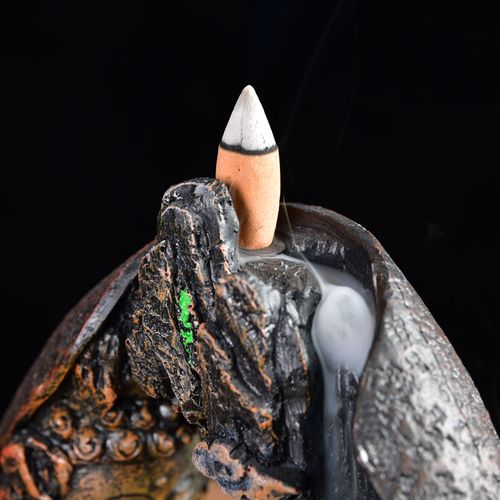 Mountain and flowing water incense burner ornament 29: Bringing good fortune and auspiciousness to your home in Ghana.