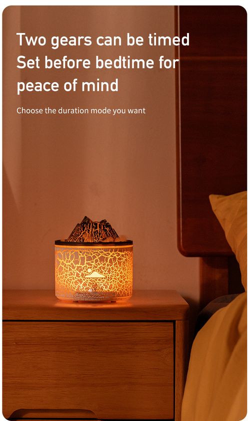 🌋 Ghana Exclusive! Jellyfish Lava Volcano Aroma Humidifier