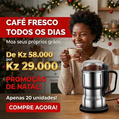 🔥Luanda 🎄💥Moedor Multifuncional— Tritura Tudo! — Feijão 🍛 Milho 🌽 Pimenta 🔥 Café ☕ Ervas 🍃