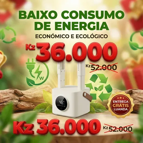 🇦🇴👟 PROMOÇÃO RELÂMPAGO EXCLUSIVA LUANDA! —🔥👟 Secador de Sapatos Inteligente com Desinfecção UV! —⏰ Temporizador Digital + Ecrã Tátil de Fácil Uso! —💨 ADEUS SAPATOS MOLHADOS E FEDORRENTOS! —🌧️ Perfeito para Dias Chuvosos e Suor dos Pés! —🏠 Ideal para Casa, Escritório e até Viagens! —🚚 Entrega Grátis em Toda Luanda e Chega em 24H!