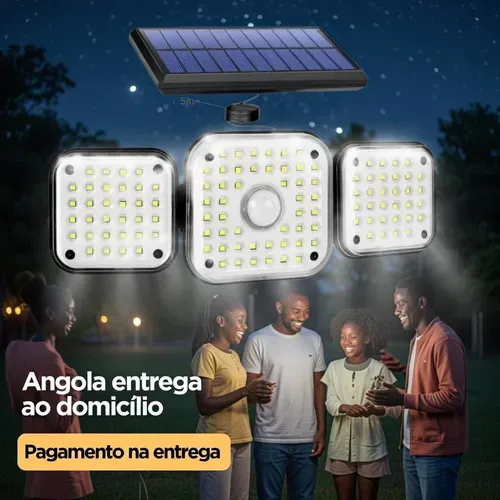 🌟⚡ Lâmpada Solar LED Super Brilhante Exterior