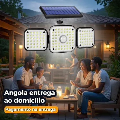 🌟⚡ Lâmpada Solar LED Super Brilhante Exterior