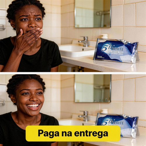 🇵🇹 Adesivo de Clareamento Dental 5D 🦷 | Clareia em Apenas 3 Dias ⚡ | 25.000 Kz 💰 | Paga na Entrega 📦 | Envio para Luanda 🚚