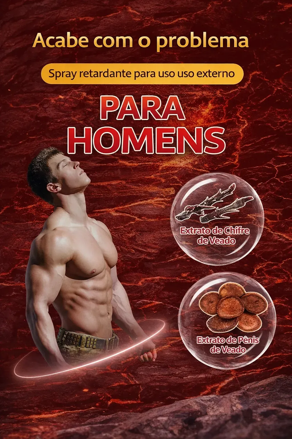 🟥 SPRAY RETARDANTE DHOP® PARA HOMENS