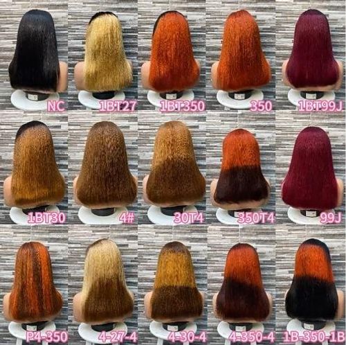 Color bob Front Lace Wig Head Covering 13x4 Lace Frontal Cross-border Foreign Trade Europe and the United States Africa Wig